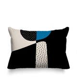 Rafi Abstract Reversible Indoor/Outdoor Rectangular Pillow