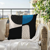 Rafi Abstract Reversible Indoor/Outdoor Square Pillow
