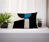 Rafi Abstract Reversible Indoor/Outdoor Rectangular Pillow