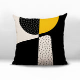 Rafi Abstract Reversible Indoor/Outdoor Square Pillow