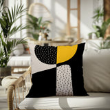 Rafi Abstract Reversible Indoor/Outdoor Square Pillow