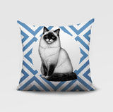 Ragdoll Cat Indoor/Outdoor Reversible Square Pillow