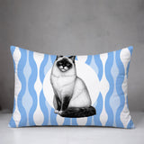 Ragdoll Cat Indoor/Outdoor Reversible Rectangular Pillow