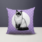 Ragdoll Cat Indoor/Outdoor Reversible Square Pillow