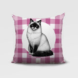 Ragdoll Cat Indoor/Outdoor Reversible Square Pillow