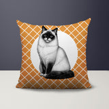 Ragdoll Cat Indoor/Outdoor Reversible Square Pillow