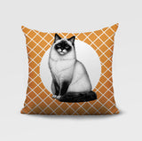 Ragdoll Cat Indoor/Outdoor Reversible Square Pillow