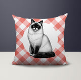 Ragdoll Cat Indoor/Outdoor Reversible Square Pillow