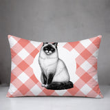 Ragdoll Cat Indoor/Outdoor Reversible Rectangular Pillow