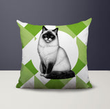 Ragdoll Cat Indoor/Outdoor Reversible Square Pillow