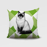 Ragdoll Cat Indoor/Outdoor Reversible Square Pillow