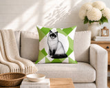 Ragdoll Cat Indoor/Outdoor Reversible Square Pillow