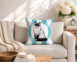 Ragdoll Cat Indoor/Outdoor Reversible Square Pillow