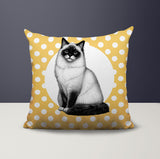Ragdoll Cat Indoor/Outdoor Reversible Square Pillow