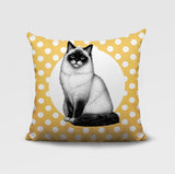 Ragdoll Cat Indoor/Outdoor Reversible Square Pillow