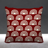 Rainbow Abstract Reversible Indoor/Outdoor Square Pillow