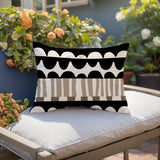 Rami Abstract Reversible Indoor/Outdoor Rectangular Pillow