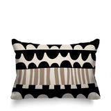Rami Abstract Reversible Indoor/Outdoor Rectangular Pillow