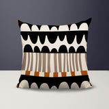Rami Abstract Reversible Indoor/Outdoor Square Pillow