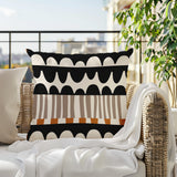 Rami Abstract Reversible Indoor/Outdoor Square Pillow