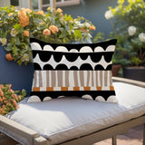 Rami Abstract Reversible Indoor/Outdoor Rectangular Pillow
