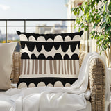 Rami Abstract Reversible Indoor/Outdoor Square Pillow