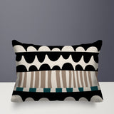 Rami Abstract Reversible Indoor/Outdoor Rectangular Pillow