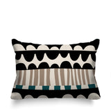 Rami Abstract Reversible Indoor/Outdoor Rectangular Pillow
