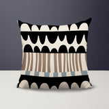 Rami Abstract Reversible Indoor/Outdoor Square Pillow