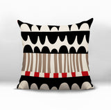 Rami Abstract Reversible Indoor/Outdoor Square Pillow