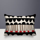 Rami Abstract Reversible Indoor/Outdoor Rectangular Pillow