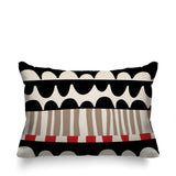 Rami Abstract Reversible Indoor/Outdoor Rectangular Pillow