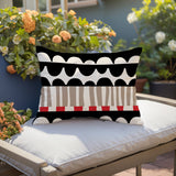 Rami Abstract Reversible Indoor/Outdoor Rectangular Pillow