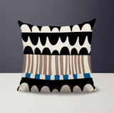 Rami Abstract Reversible Indoor/Outdoor Square Pillow
