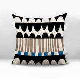 Rami Abstract Reversible Indoor/Outdoor Square Pillow