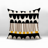 Rami Abstract Reversible Indoor/Outdoor Square Pillow