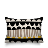 Rami Abstract Reversible Indoor/Outdoor Rectangular Pillow