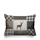 Range Outdoor Reversible Throw Rectangular Pillow