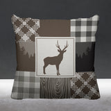 Range Outdoor Reversible Throw Square Pillow