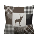 Range Outdoor Reversible Throw Square Pillow