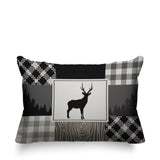 Range Outdoor Reversible Throw Rectangular Pillow