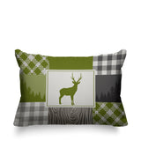 Range Outdoor Reversible Throw Rectangular Pillow