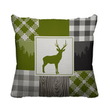 Range Outdoor Reversible Throw Square Pillow