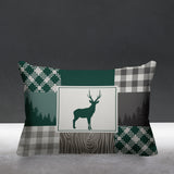 Range Outdoor Reversible Throw Rectangular Pillow