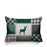 Range Outdoor Reversible Throw Rectangular Pillow