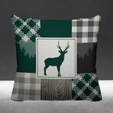 Range Outdoor Reversible Throw Square Pillow