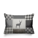 Range Outdoor Reversible Throw Rectangular Pillow