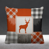 Range Outdoor Reversible Throw Square Pillow