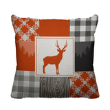 Range Outdoor Reversible Throw Square Pillow