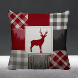 Range Outdoor Reversible Throw Square Pillow
